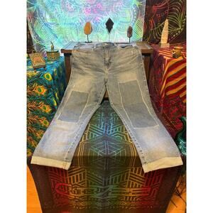 Levis patchwork jeans